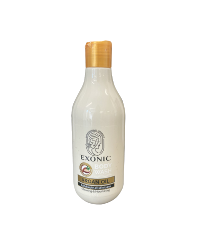 خرید شامپو بدن کرمی روغن آرگان ۳۰۰ میل EXONIC اکسونیک - فروشگاه زیبایی با بیتا