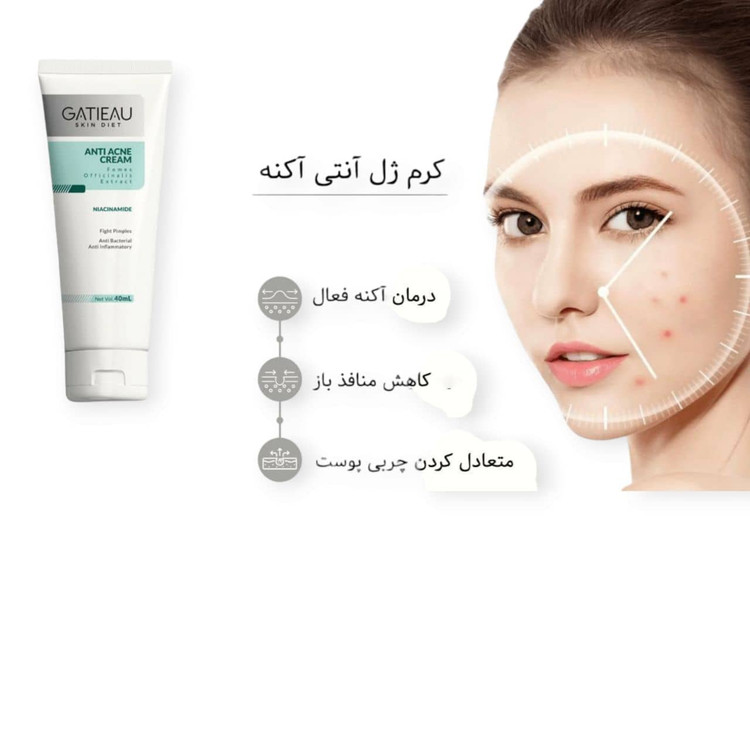پک دو عددی بیوممتیک ضد جوش و لک_کرم ضدلک گاتیو 40میل ژل شستشوی صورت ۳۰۰ میل ویتابلا